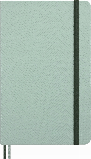 Picture of Notes MOLESKINE Snake 2025, L, synt. skóra wa, w linie, 13x21 cm, w pudeku, zielony