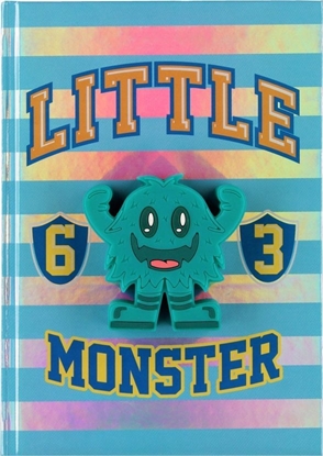 Picture of NOTES SQUISH A5 LITTLE MONSTER STK PBH 24/48
