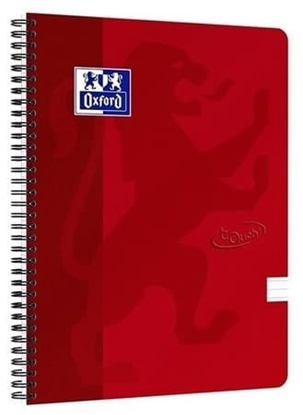 Изображение Notesbog A4+ Oxford Touch´ rød linjeret