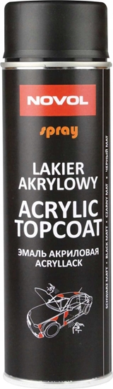 Picture of Novol SPRAY ACRYL TOPCOAT CZARNY MAT 500 ML