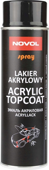 Picture of Novol SPRAY ACRYL TOPCOAT CZARNY POÅYSK 500 ML