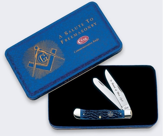 Picture of Nó Skadany Case Masonic Trapper SS Blue Bone