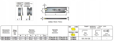 Picture of NOZ TOK SKL.151.19-25-4