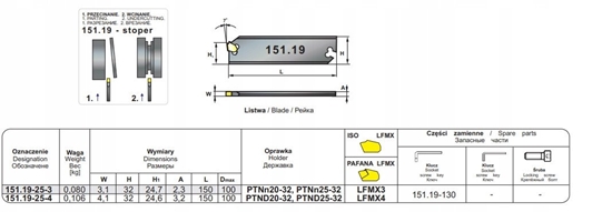 Picture of NOZ TOK SKL.151.19-25-4