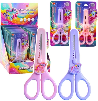 Изображение Noyczki Dziecice Z Osonk Ozdobny Konik Mix 14cm LEAN