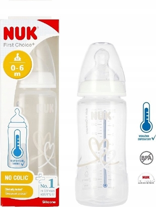 Изображение NUK BUTELKA 300ML SMOCZ 0-6M BIA FC 10741926 1/6