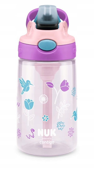 Изображение NUK Trinkflasche Contigo Easy Straw Cup 420ml rosa