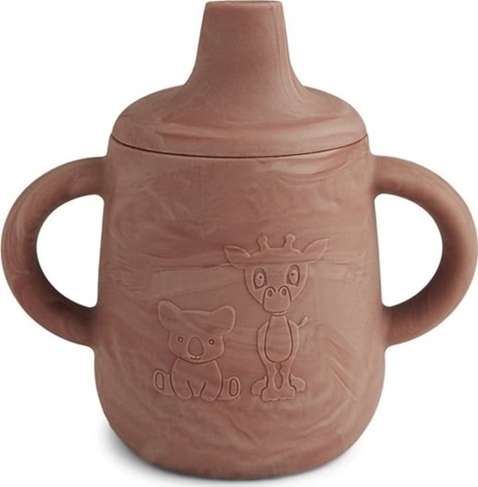 Picture of Nuuroo nuuroo - kubeczek silikonowy niekapek z ustnikiem Aiko Red