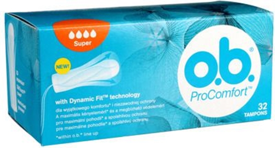 Picture of O.B ProComfort Super komfortowe tampony 1 op.-32szt