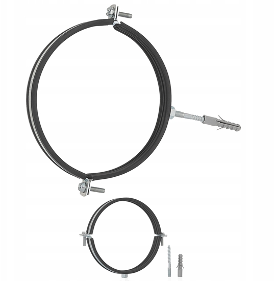 Picture of Obejma metalowa z gum do rur 6" 159-166mm (50)