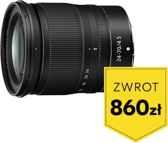 Picture of Obiektyw Nikon Obiektyw Do bezlusterkowców Nikon NIKKOR Z JMA704DA (24-70 mm; zmiennoogniskowy; 72 mm)
