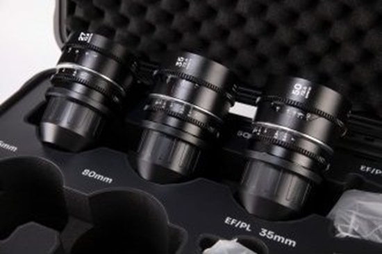 Picture of Obiektyw Venus Optics Zestaw obiektywów Venus Optics Laowa Nanomorph 27 mm, 35 mm, 50 mm S35 Blue do Arri PL / Canon EF