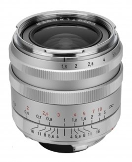 Picture of Obiektyw Voigtlander Nokton I Vintage Line 28 mm f/1,5 do Leica M - srebrny