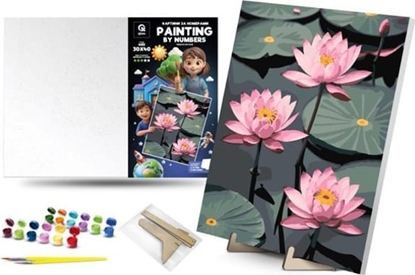 Picture of Obraz Malowanie po numerach Farby Na Ramie Kwiaty Kwiat