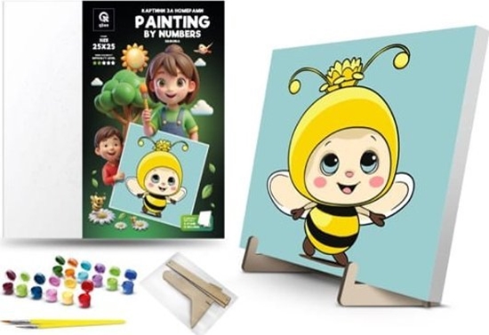 Picture of Obraz Malowanie po numerach Farby Na Ramie Pszczólka