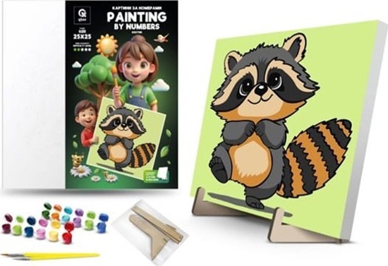 Picture of Obraz Malowanie po numerach Farby Na Ramie Skunks