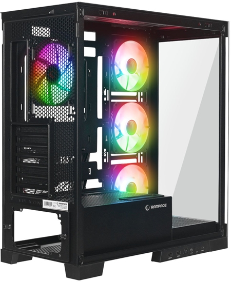 Picture of Obudowa Rampage Hydra V2 ARGB czarna (HYDRAV2-BLACK)