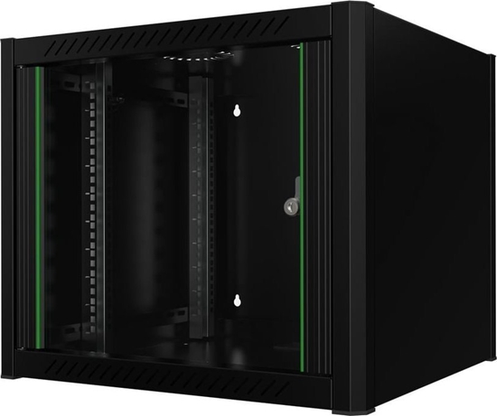 Изображение Obudowa serwerowa Lanview Lanview RWM09U56BL stojak 9U Szafa wiszca Czarny