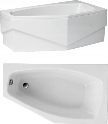 Attēls no Obudowa wanny 140 x 80 lewa MARIKA