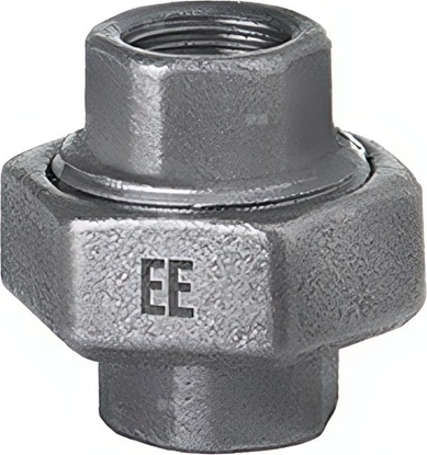 Attēls no Odlewnia Zawiercie Dwuzczka prosta nakrtna paska U U1 - 3/8 ocynk [60]