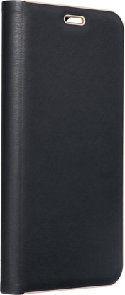 Attēls no OEM Kabura LUNA Book Gold do IPHONE 15 czarny