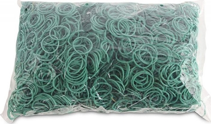 Изображение Office Products Gumki Recepturki Office Products, rednica 25Mm, 1,5X1,5Mm, 60% Kauczuku, 1000G, Zgrzewka, Zielone