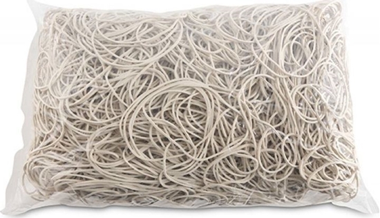 Picture of Office Products Gumki Recepturki Office Products, rednica 70Mm, 1,5X1,5Mm, 60% Kauczuku, 1000G, Zgrzewka, Biae