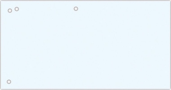 Picture of Office Products Przekadki OFFICE PRODUCTS, karton, 1/3 A4, 240x105mm, 100szt., biae