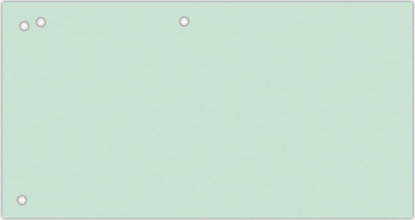 Picture of Office Products Przekadki OFFICE PRODUCTS, karton, 1/3 A4, 240x105mm, 100szt., zielone