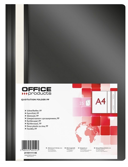 Picture of Office Products SKOR.OFFICE PRODUCTS A4 CZARNY SKOROSZYT - 21101111-05
