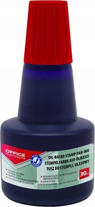 Picture of Office Products Tusz olejowy do piecztek metalowych OFFICE PRODUCTS, 30ml, czerwony