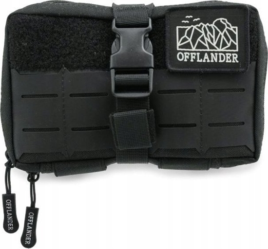 Picture of OFFLANDER OFFLANDER SASZETKA TAKTYCZNA MOLLE Z RZEPEM NA POWERBANK I KABLE CZARNA