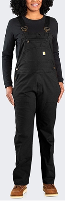 Attēls no Ogrodniczki Carhartt Rugged Flex Canvas Black