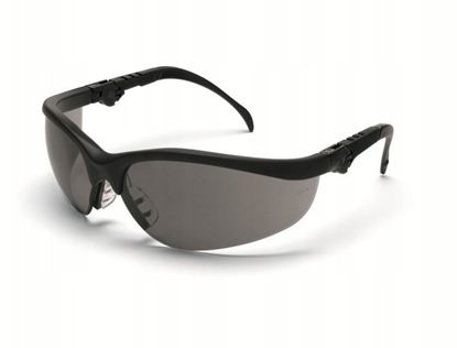 Attēls no Okulary ochronne MCR Klondike Plus, szare soczewki, czarne oprawki