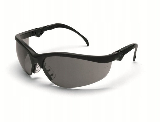 Picture of Okulary ochronne MCR Klondike Plus, szare soczewki, czarne oprawki