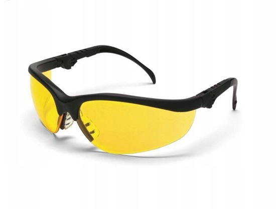 Picture of Okulary ochronne MCR Klondike Plus, óte soczewki, czarne oprawki