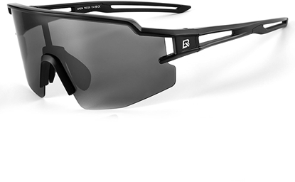 Picture of Okulary rowerowe Rockbros polaryzacyjne z ochron UV i wkadk korekcyjn 14120008006 szare szka - czarne