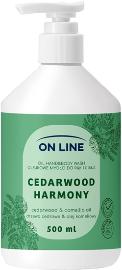 Picture of ON LINE Olejkowe mydo do rk i ciaa Drzewo cydrowe& Olej kameliowy 500 ml
