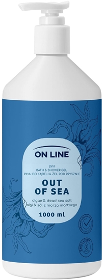 Picture of ON LINE Pyn do kpieli i el pod prysznic 2w1 Out of Sea 1000 ml