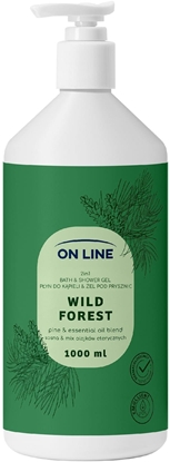 Attēls no ON LINE Pyn do kpieli i el pod prysznic 2w1 Wild Forest 1000 ml