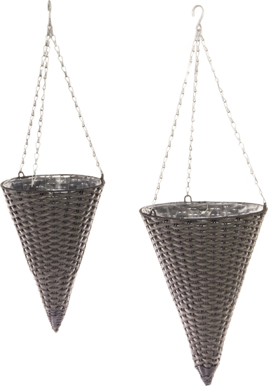 Picture of Onyx Zestaw doniczek 2 szt. brzowy