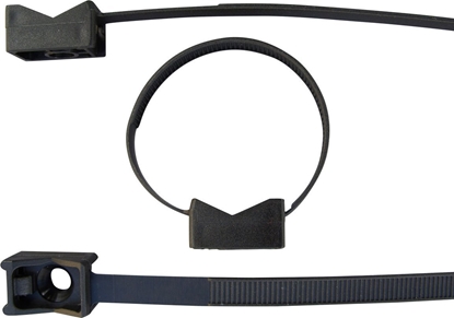 Picture of Onnline Uchwyt paskowy do przewodów okrgy 35 mm, czarny, UV