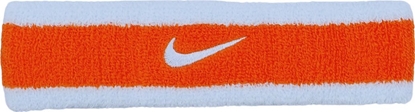 Attēls no Opaska na gow Nike Swoosh bkitno-pomaraczowa N0001544450