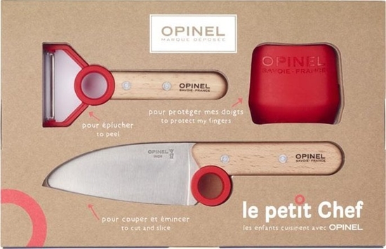 Picture of Opinel Opinel Le Petit Chef Zestaw Red