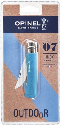Attēls no Opinel Opinel pocket knife No. 07 Beech wood, cyan