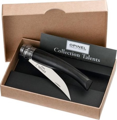 Attēls no Opinel Opinel pocket knife No. 10 slim ebony w. gift box
