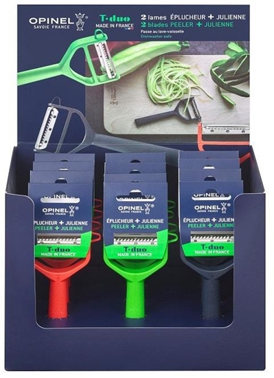 Picture of Opinel Zestaw 12 Obieraczek Peeler T-Duo Polymer