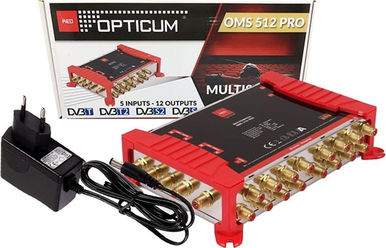 Изображение Opticum Multiswitch 5/12 Opticum OMS 512 PRO + zasilacz