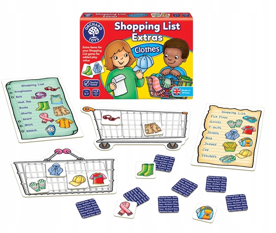 Picture of ORCHARD Shopping List Extras Pack Clothes