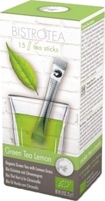 Attēls no Organic green tea Bistro Tea Green Tea Lemon, 15 pcs.